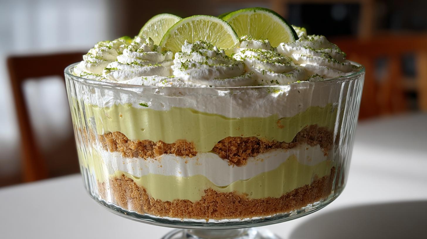 no-bake key lime pie trifle