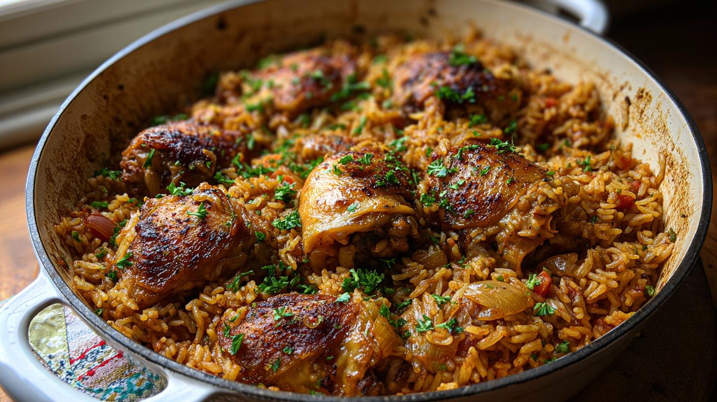 one pot chicken and rice