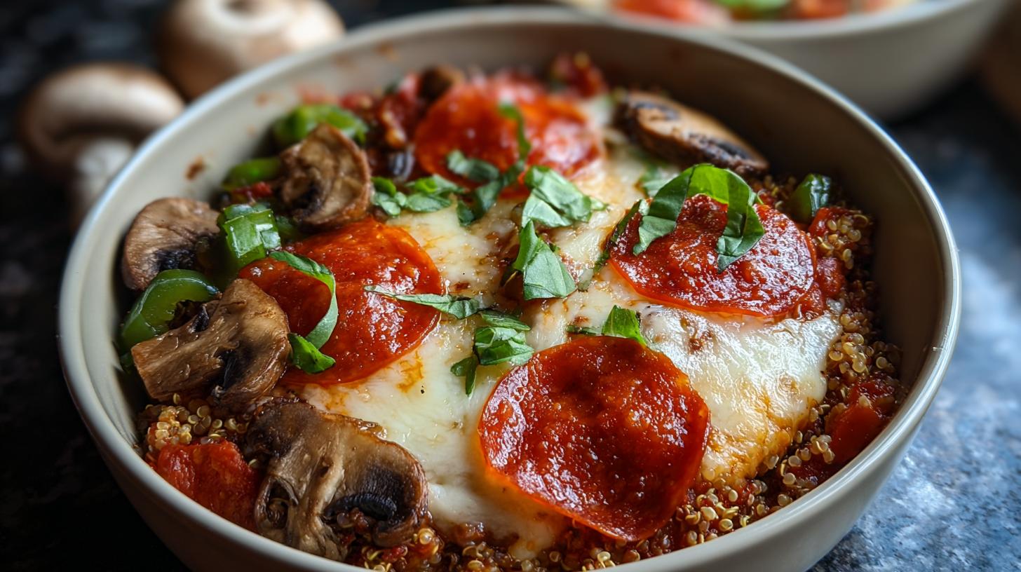 pizza protein bowl
