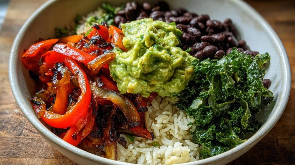 vegan burrito bowl