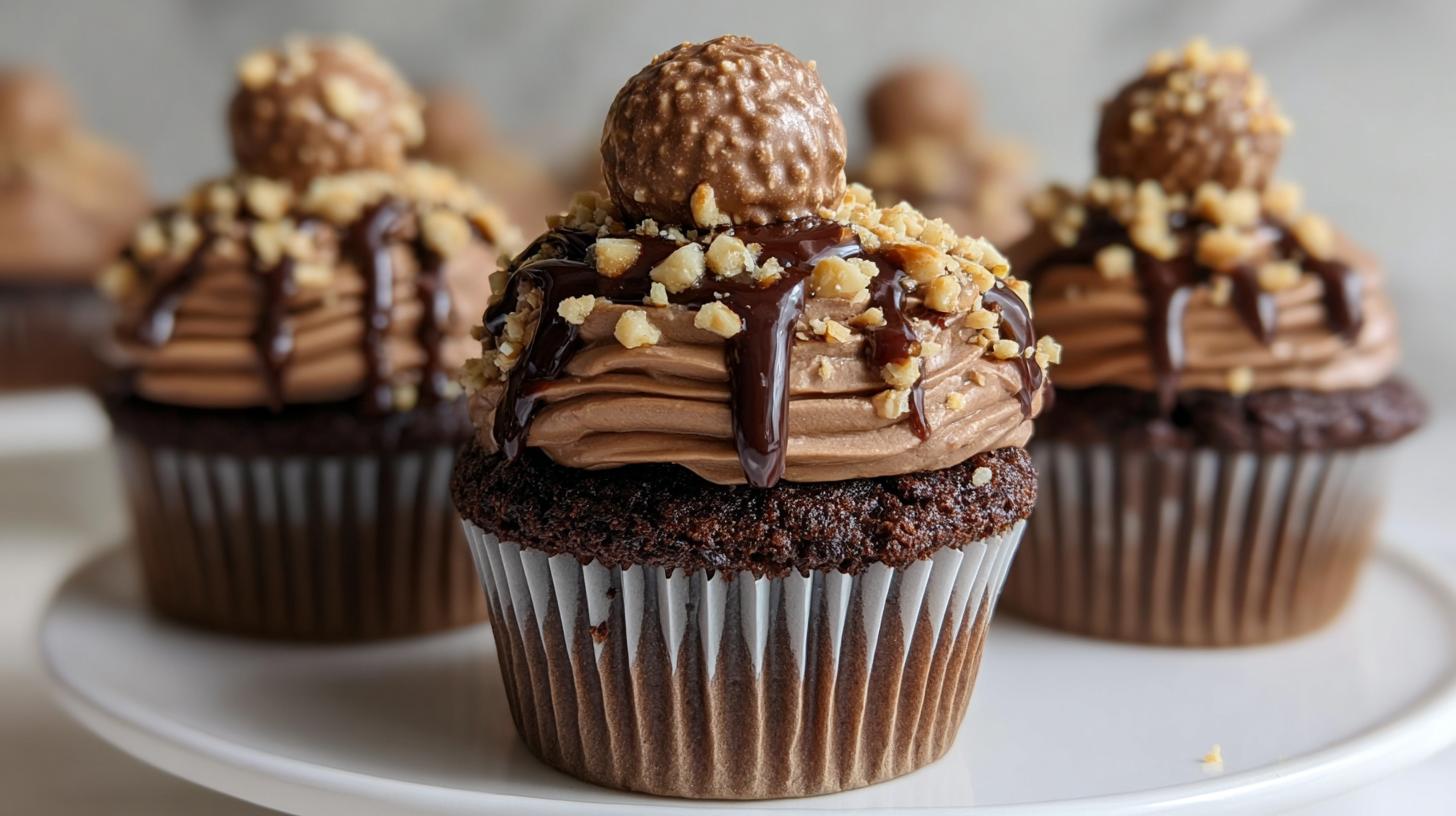 Ferrero Rocher cupcakes