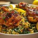 Lemon Garlic Chicken and Rice