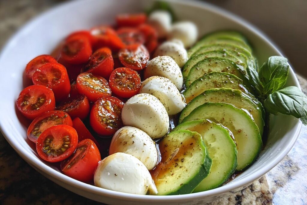 avocado Caprese salad