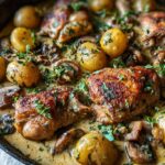 creamy garlic herb chicken