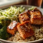 easy salmon rice bowl recipe