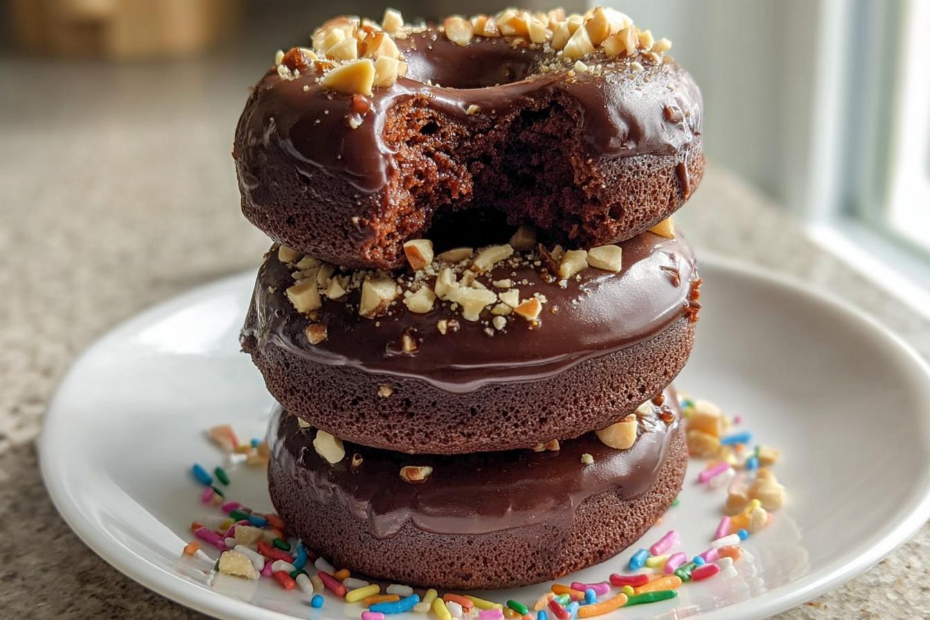Baked Chocolate Donuts