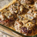 Beef and onion gravy noodles