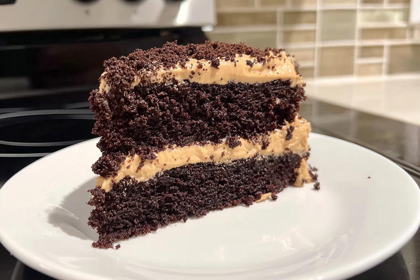 Chocolate Peanut Butter Layer Cake