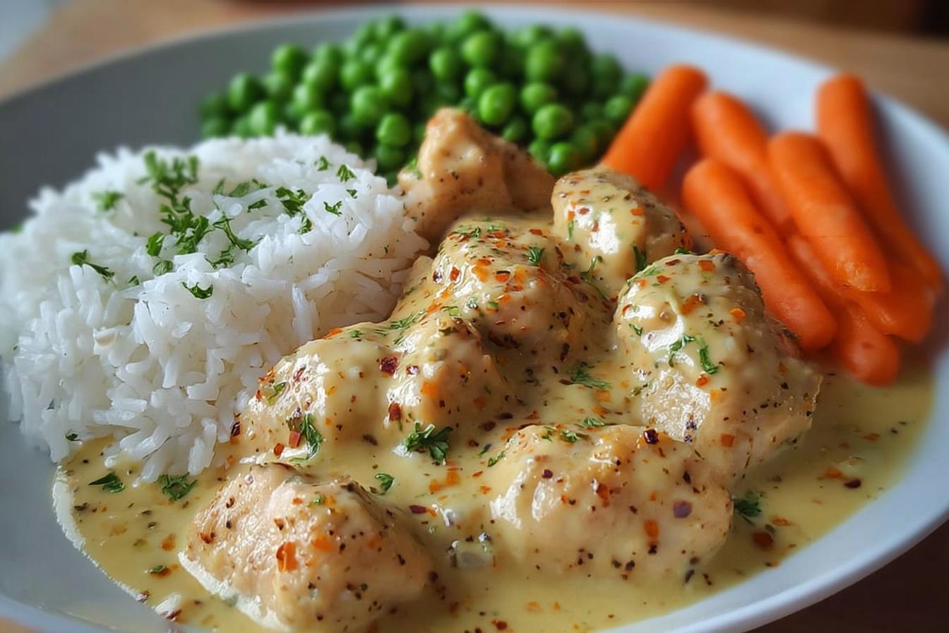Creamy garlic chicken