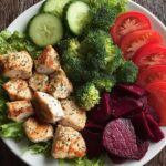 Healthy Grilled Chicken Veggie Plate