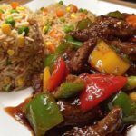 Pepper steak stir fry