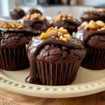 Double Chocolate Hazelnut Muffins