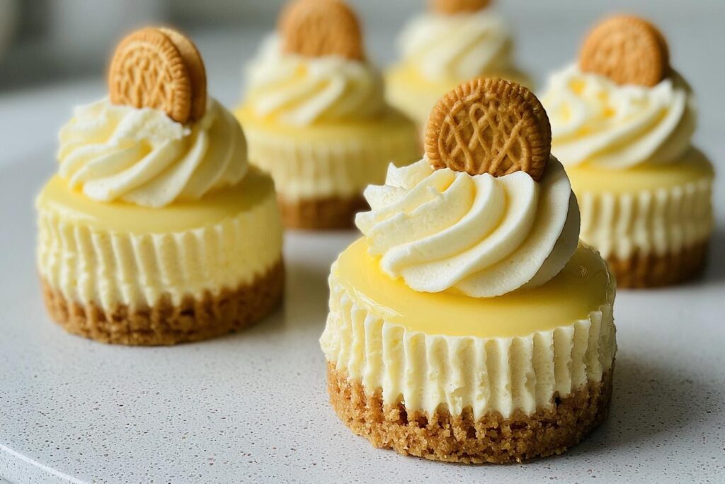 Mini Lemon Cheesecakes