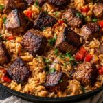 Steak Bites and Rice